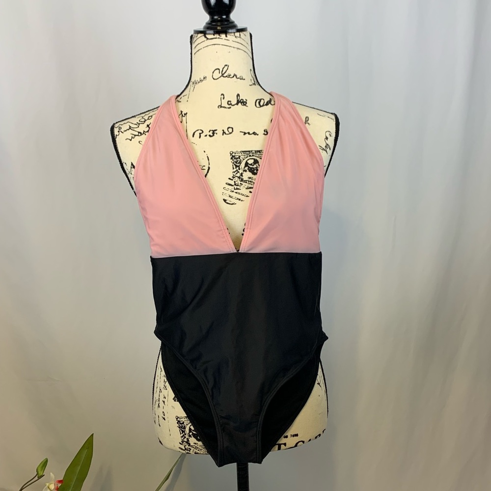 PatPat One Piece Plunging Neckline Swimsuit - Picture 1 of 6